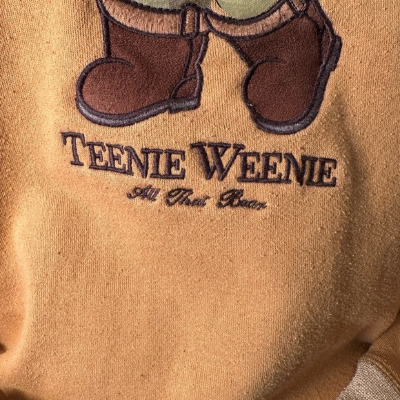 Vintage Rare 90s/Y2K Teenie Weenie Bear Sweatshirt Jumper Size Medium - Picture 3 of 7